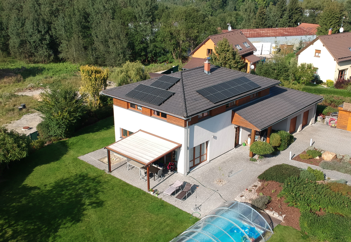 Fotovoltaika Liberec 5,85 kWP / 10,65 kWh
