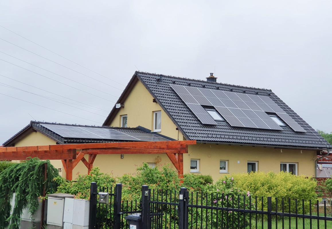 Fotovoltaika Liberec 9,90 kWp / 22,2 kWh